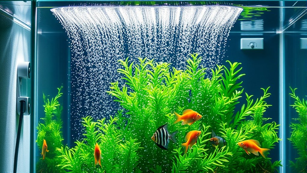 top fish tank spray bars