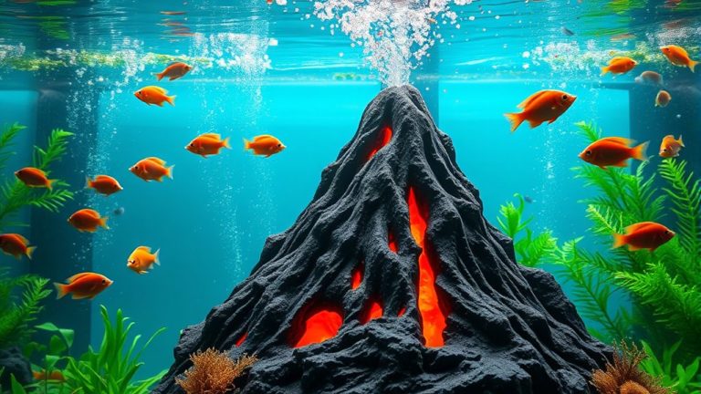 top fish tank volcanoes