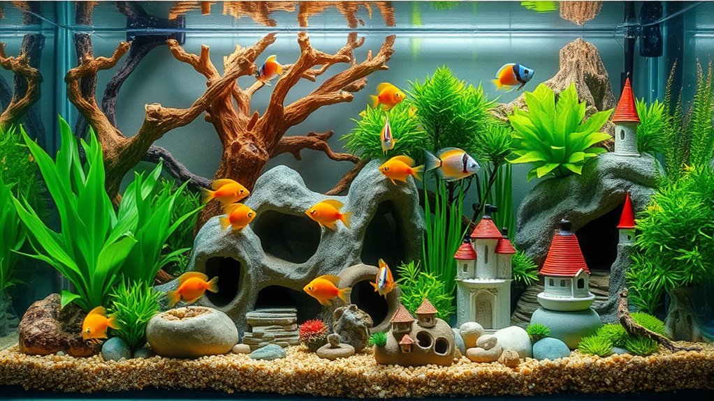 top freshwater aquarium decorations