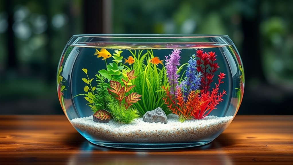 top half moon aquariums