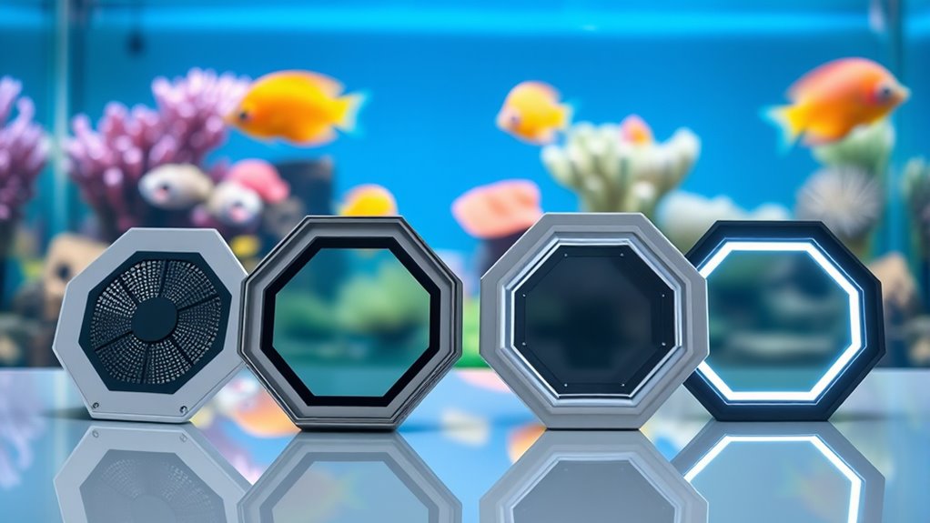 top hexagon fish tank lids