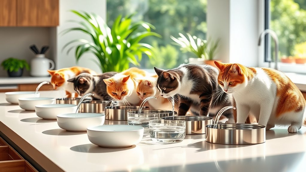 top hydrating cat water dishes