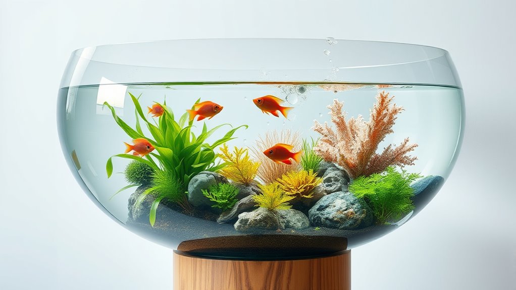 top large glass fish bowls