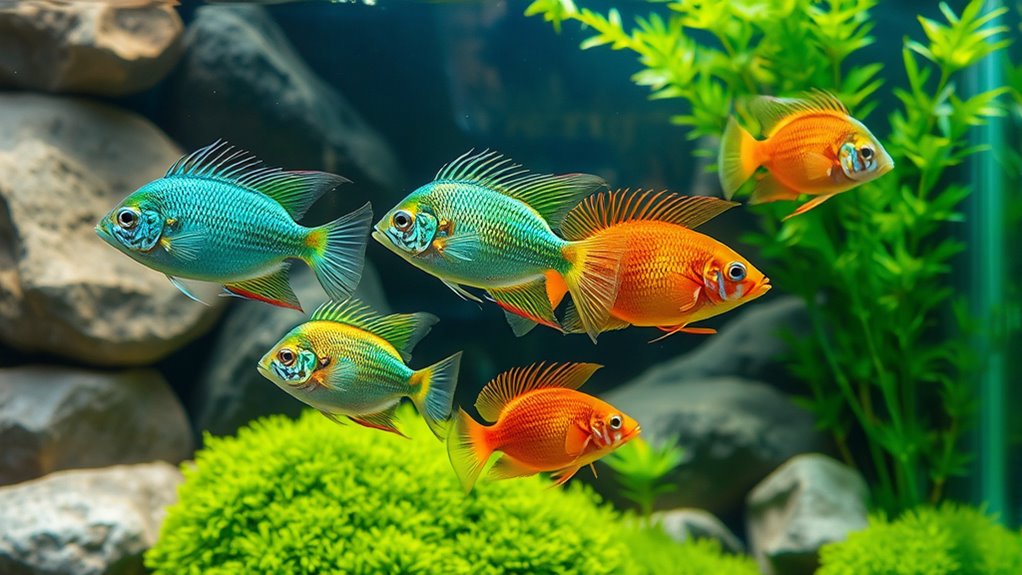 top parrot feather fish