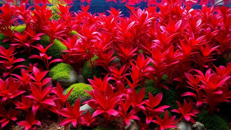 top red aquarium plants