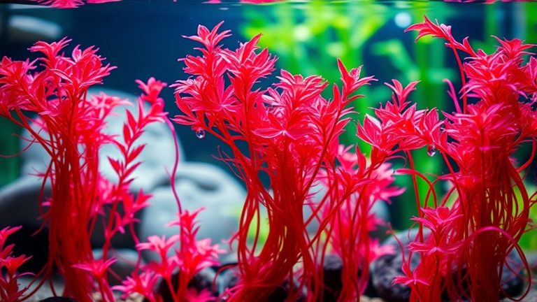 top red root floater plants