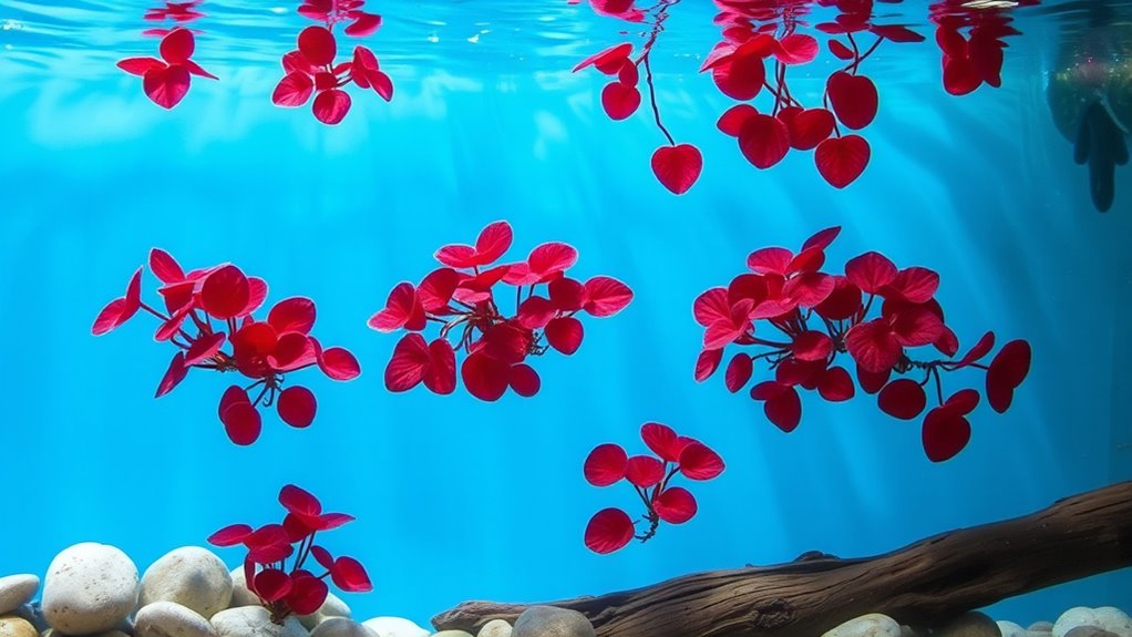 top red root floaters