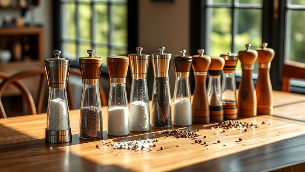 top salt pepper grinders