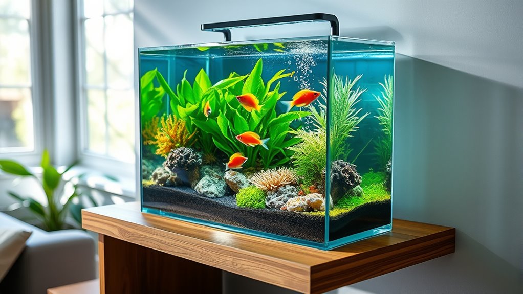 top small corner fish tanks