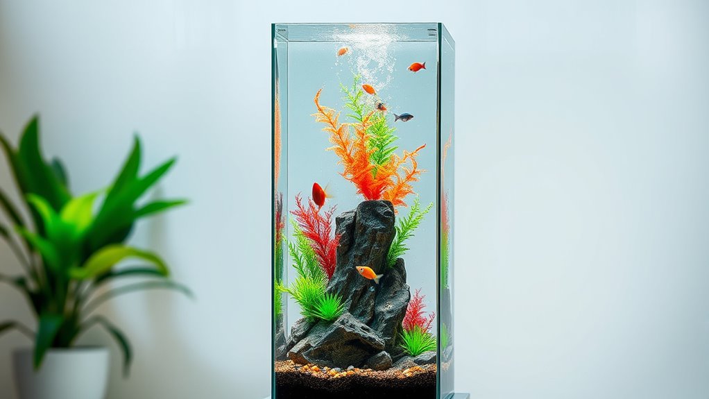 top tall slim fish tanks