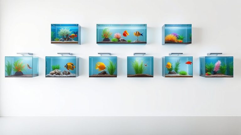 top wall mounted fish tanks