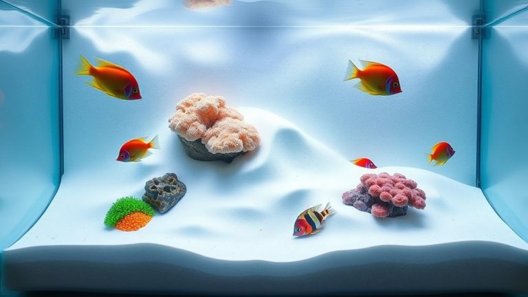 top white sand fish tanks