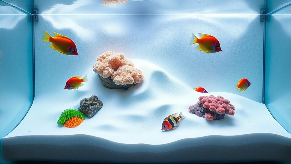 top white sand fish tanks