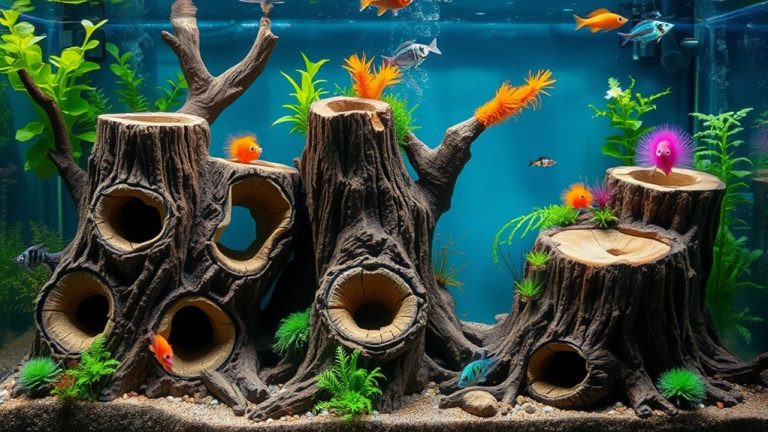 tree stump aquarium decorations