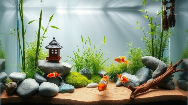 zen aquarium decor ideas