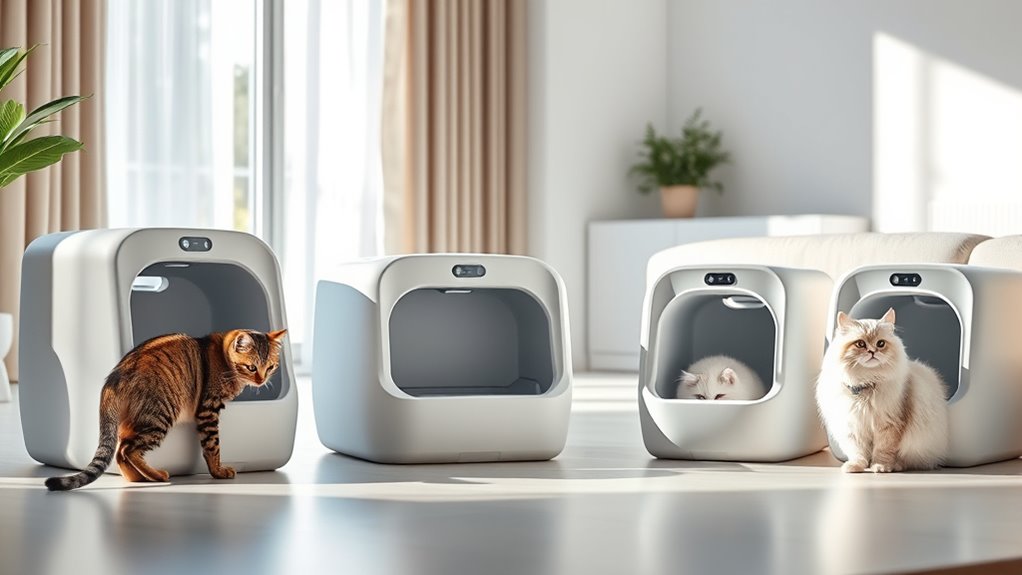 affordable automatic litter boxes
