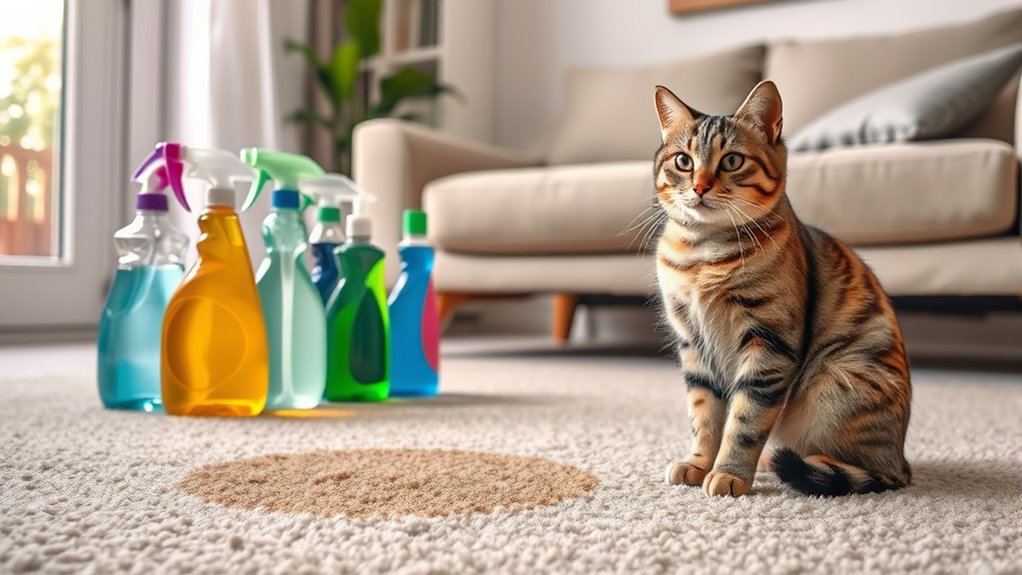 top cat urine cleaning products