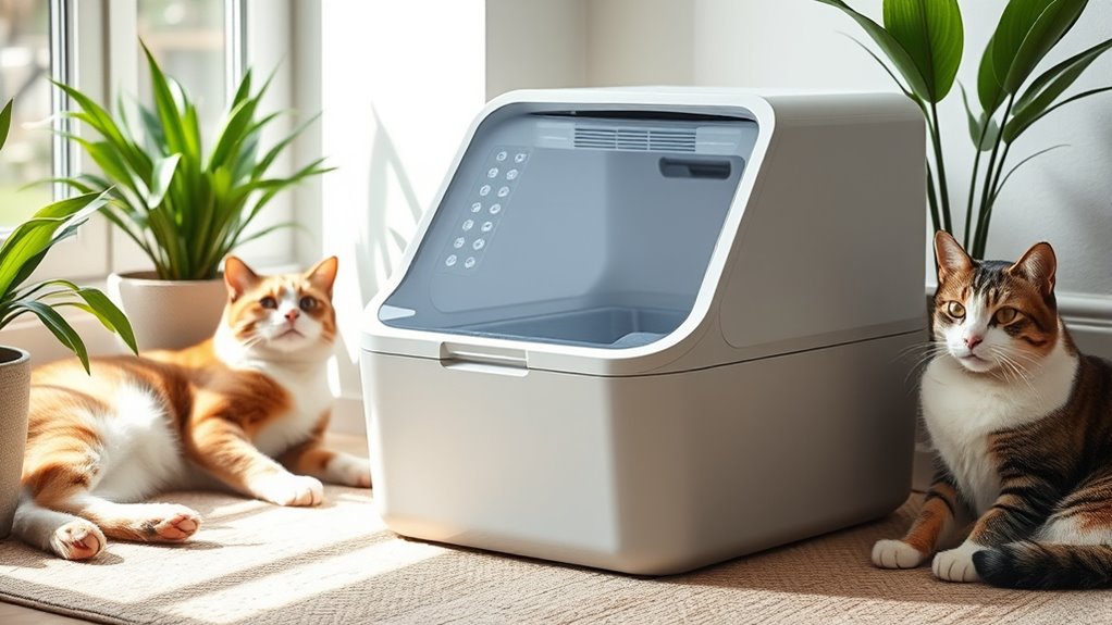 top large cat litter boxes