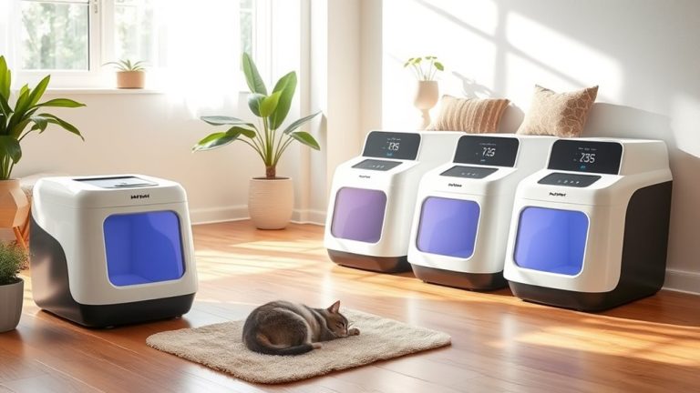 top self cleaning cat litter boxes