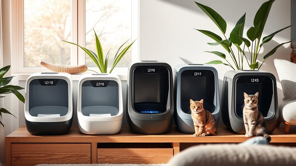 top self cleaning litter boxes